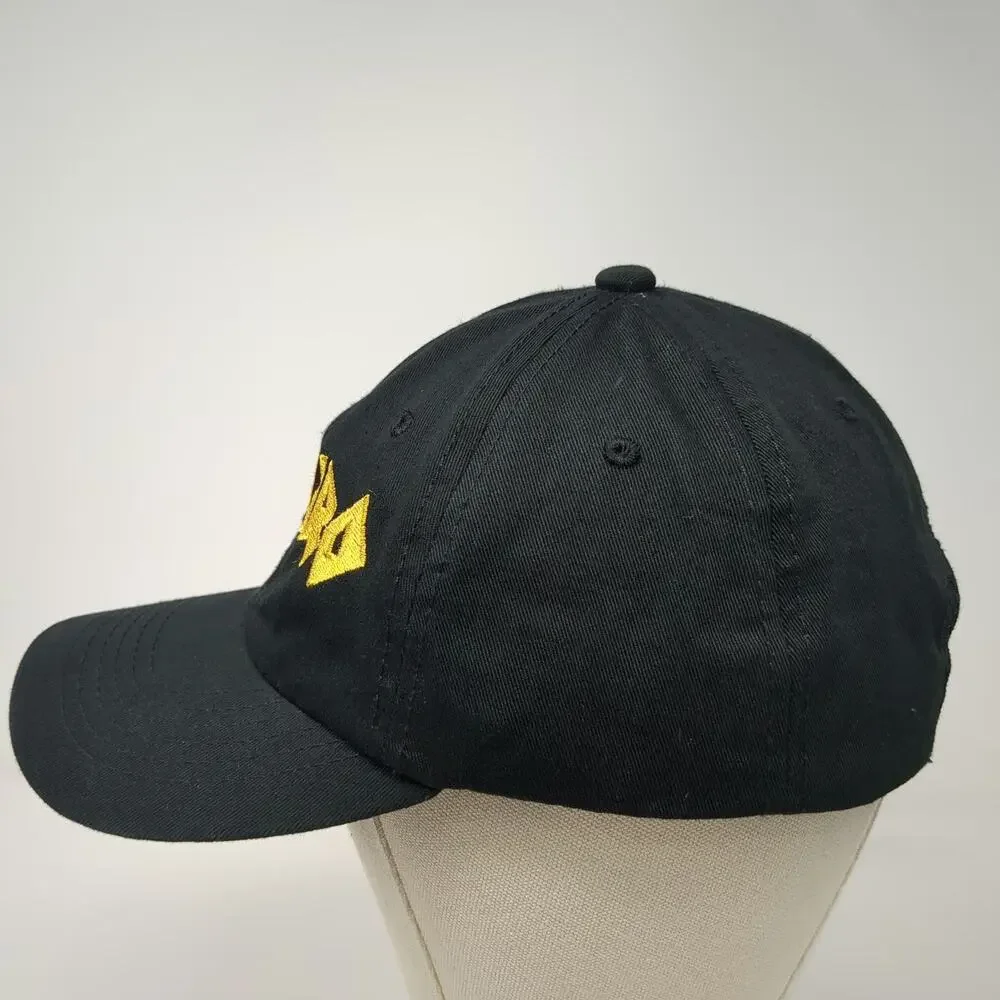 Baseball Cap Black One Size Yahiro Jagged Gold Embroidery 32 Anos Slideback Hat